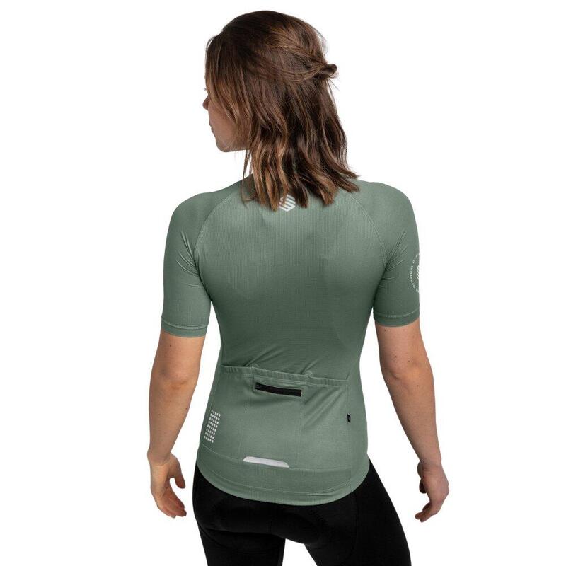 Maillot vélo ultraléger femme Cyclisme M3 Altitude Vert Olive