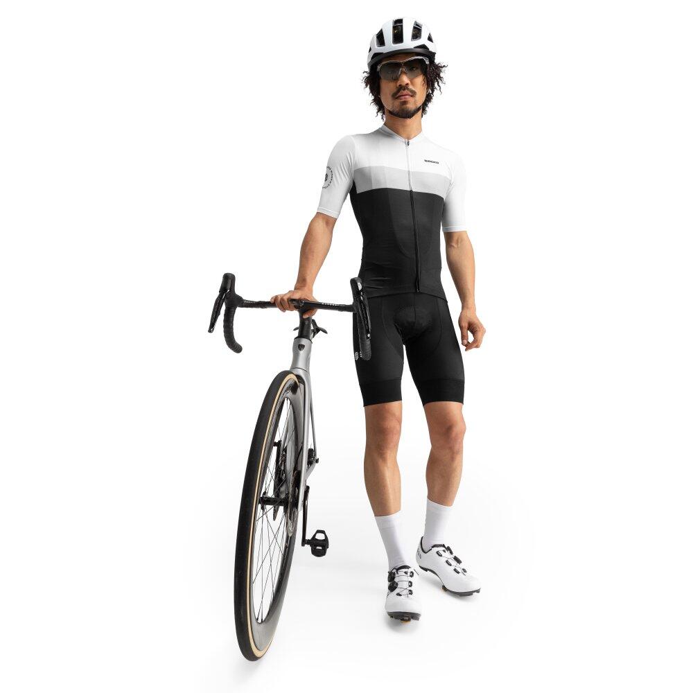 Herren Radsport ultraleichtes radtrikot für M3 Podium Schwarz 3/7