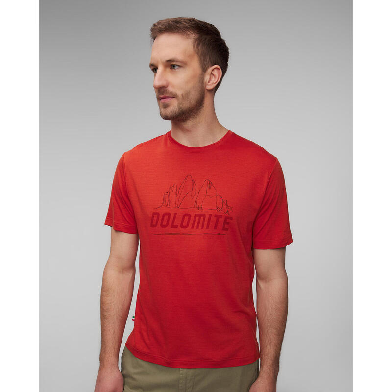 T-shirt męski Dolomite Cristallo Merino SS