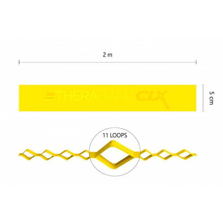 Thera-Band CLX Bande – Jaune – Résistance 1,4 kg 2/6