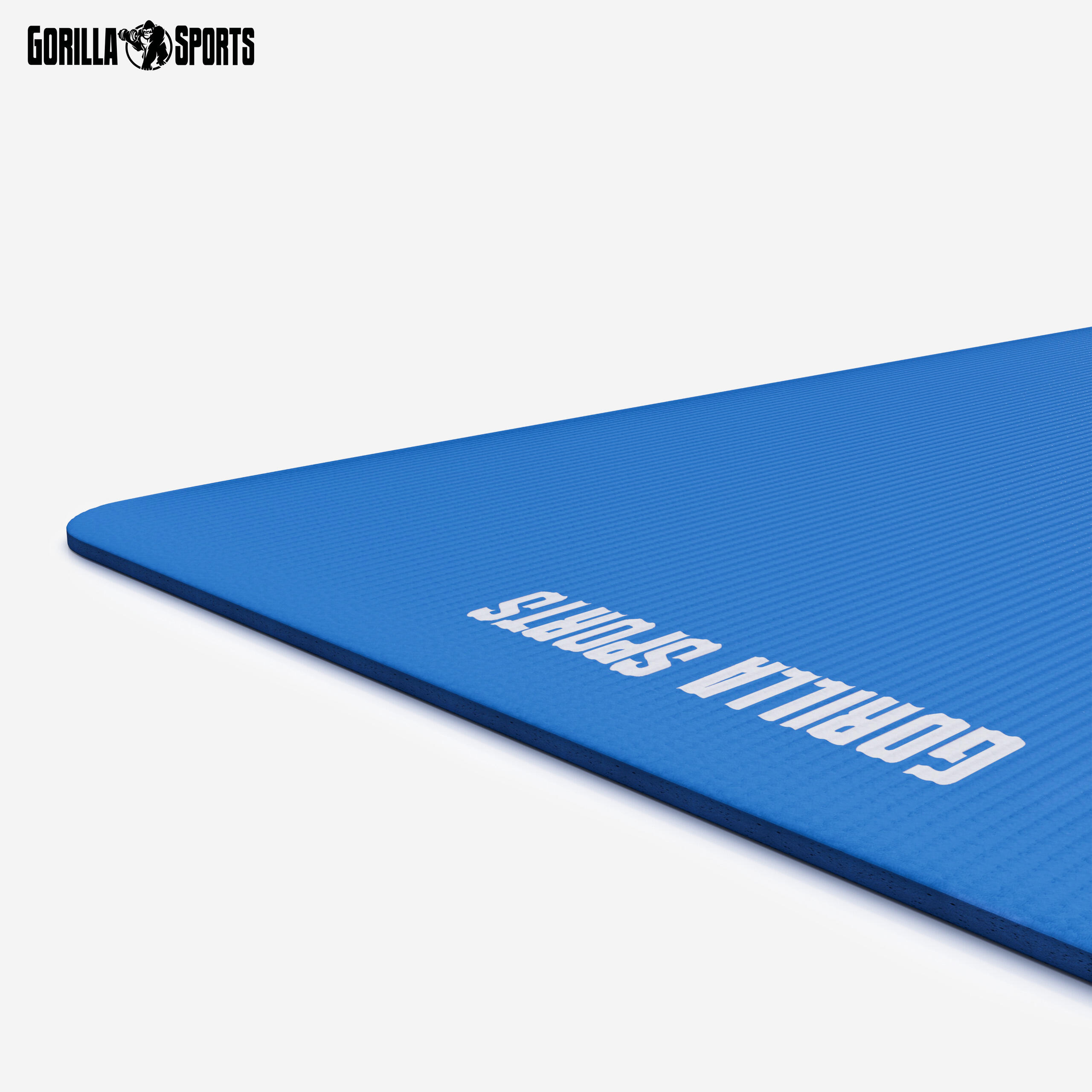 Esterilla Yoga Pilates Gorilla Sports Azul Regio 190cm x 100cm x1,5Cm 7/7