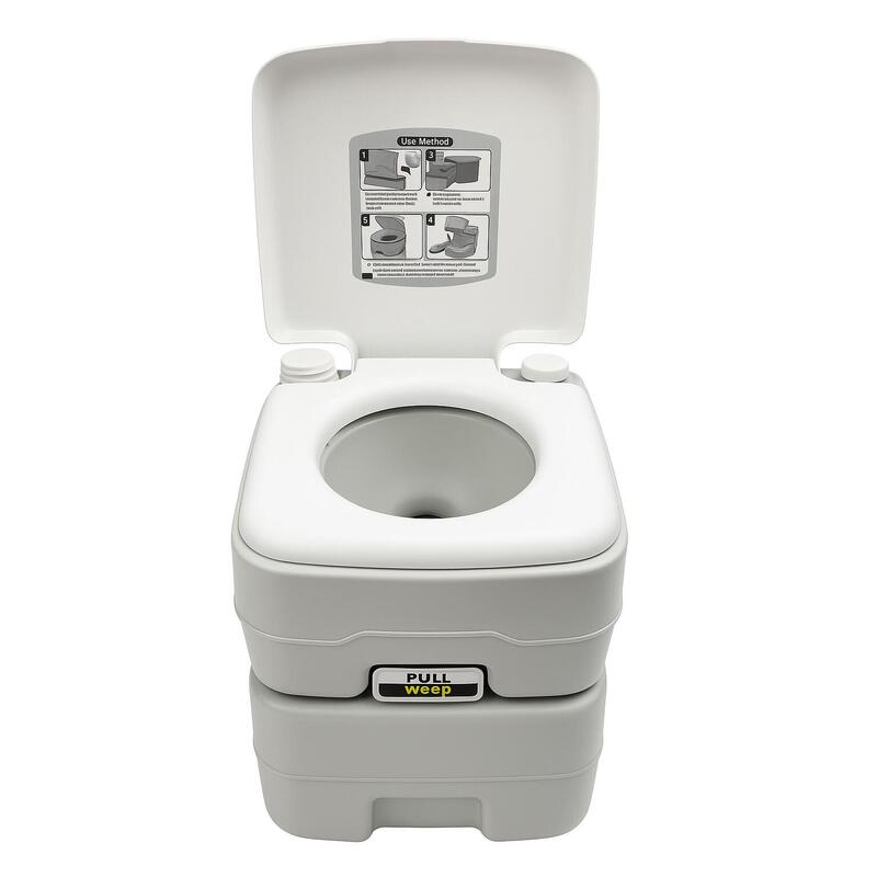 Toaleta turystyczna przenośna kempingowa Weep mobilne WC na działkę pod namiot