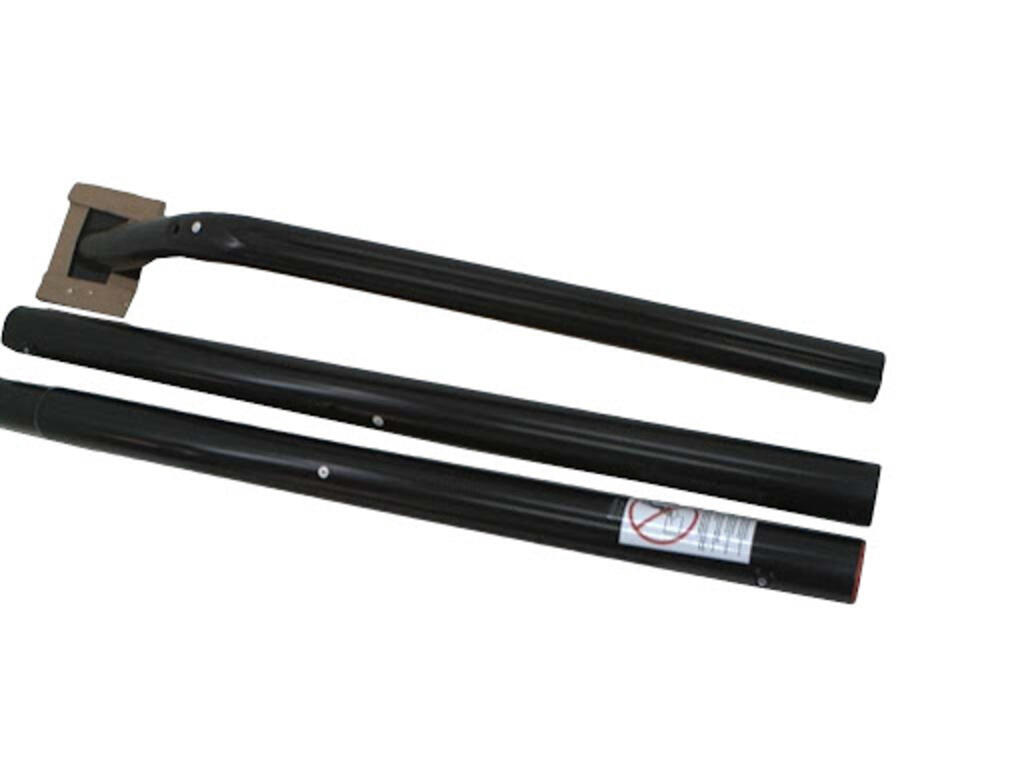 Poteaux Hudora 3 mâts pour panier de basket Chicago noirs 3/5