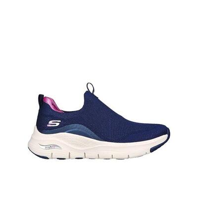 Zapatillas Skechers Mujer Arch Fit - Keep It Up Azul Marino