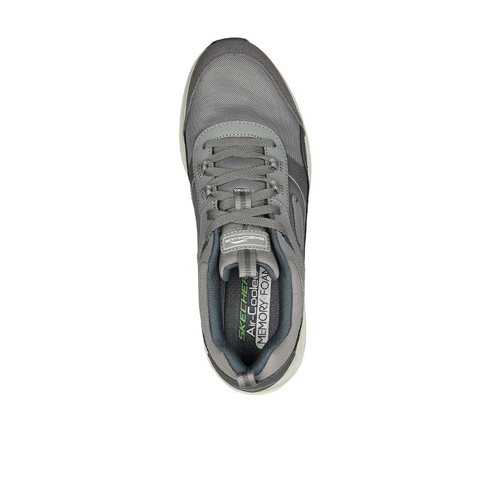 Tênis cinza Home's Air Court da Skechers 3/4