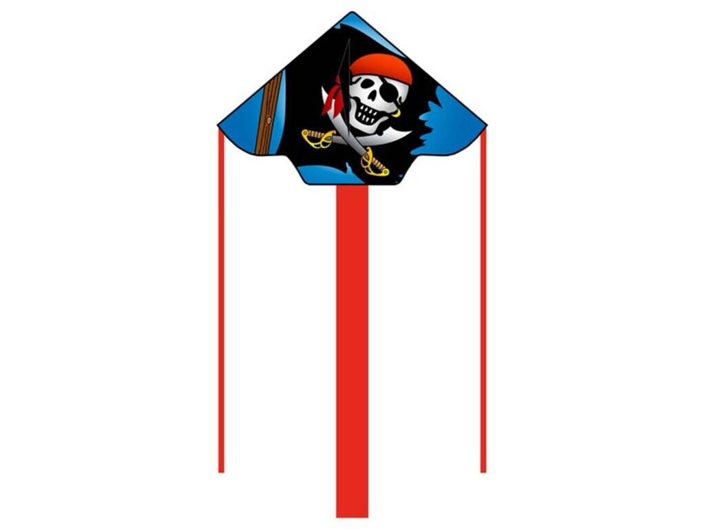Kindervlieger HQ Simple Flyer 120 Jolly Roger 102146 Zwart 120 x 75 cm 5/7