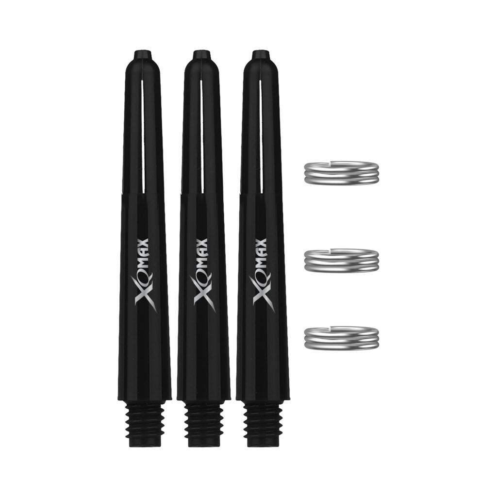XQmax darts szár egyszínű 35 mm műanyag, fekete 3/5