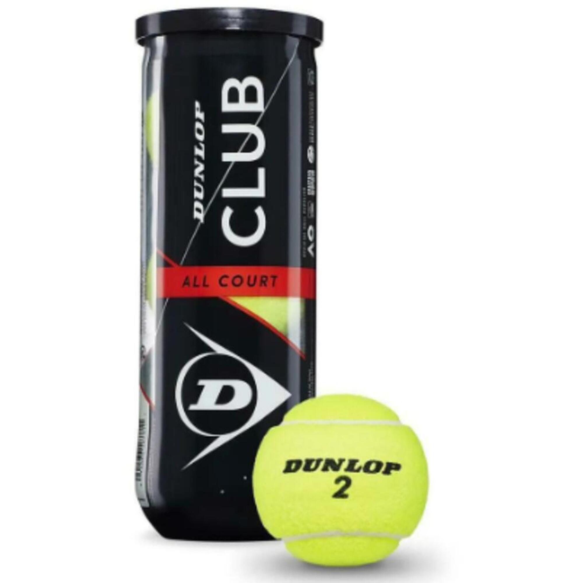 Piłka tenisowa Dunlop Club 3szt.