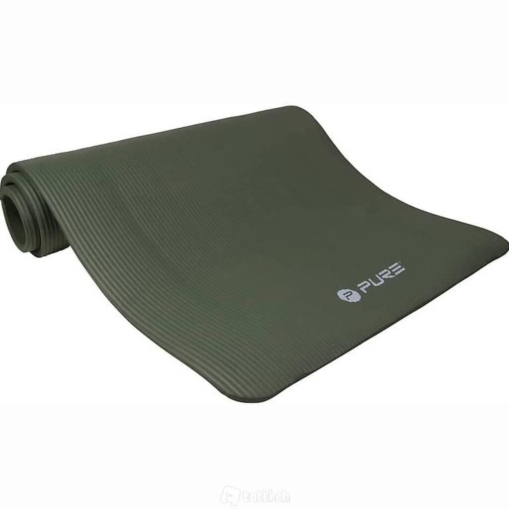 PURE2IMPROVE Tappetino fitness NBR 180 x 80 x 1,5 cm - verde scuro 5/7