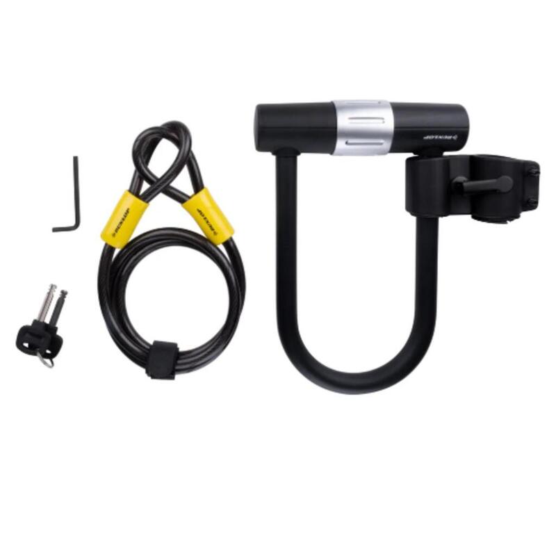 Cadru antifurt bicicletă cu cablu 120 cm
