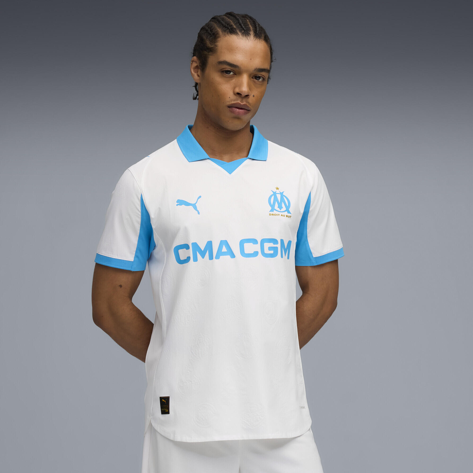 Męska koszulka domowa authentic PUMA Olympique Marsylia 25/26 2/7
