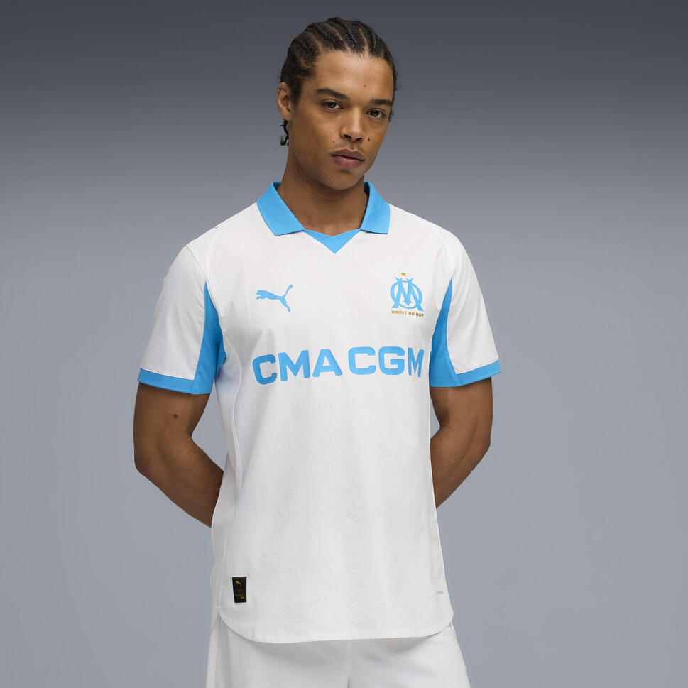 Męska koszulka domowa authentic PUMA Olympique Marsylia 25/26