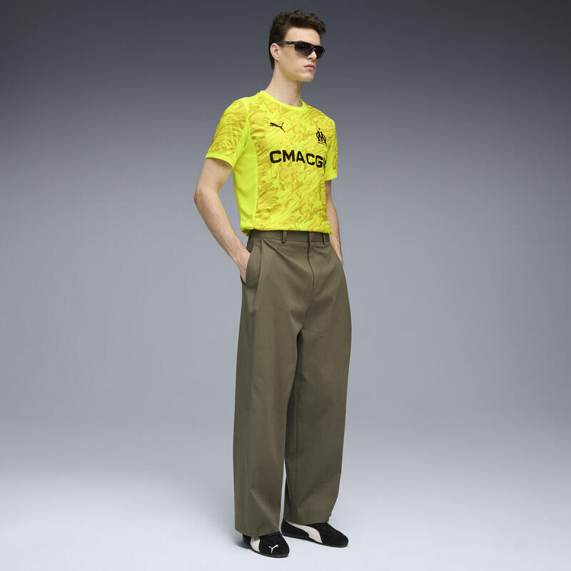Męska koszulka bramkarska Olympique Marsylia 25/26 PUMA Yellow Alert Black