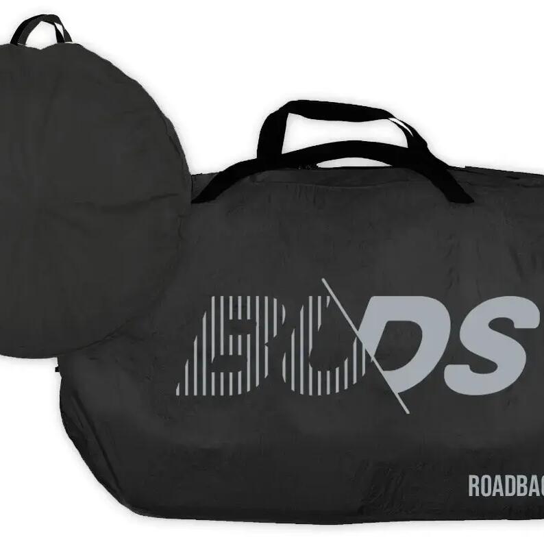 ROADBAG LIGHT – road bike bag, rear wheel stays mounted – black