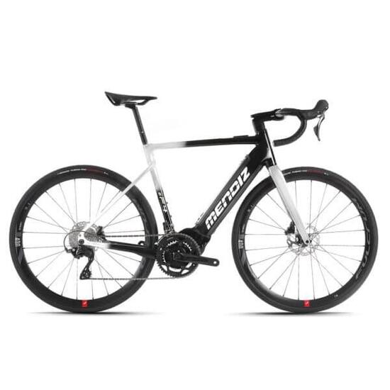 Mendiz EF4 | Elektrisches Rennrad | Schwarz-Weiß | 50