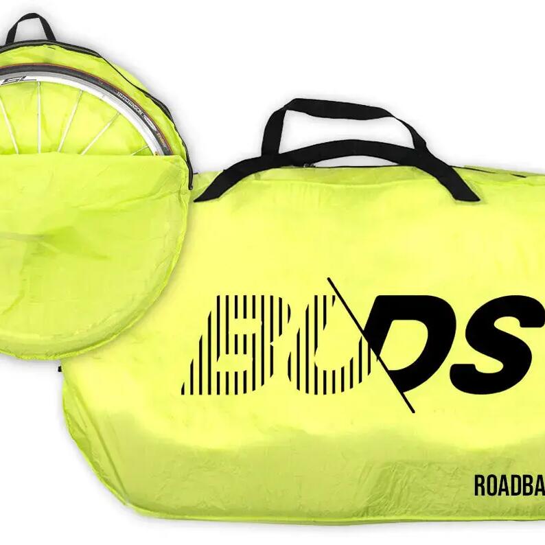 ROADBAG LIGHT – road bike bag, rear wheel stays mounted – yellow