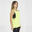 Femei Fitness Canotta NISHER Giallo Fluo
