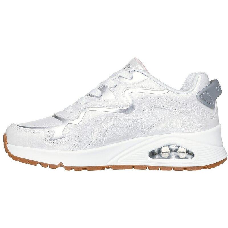 Pantofi sport copii Skechers Uno Gen1-wavy Shimmer, Alb