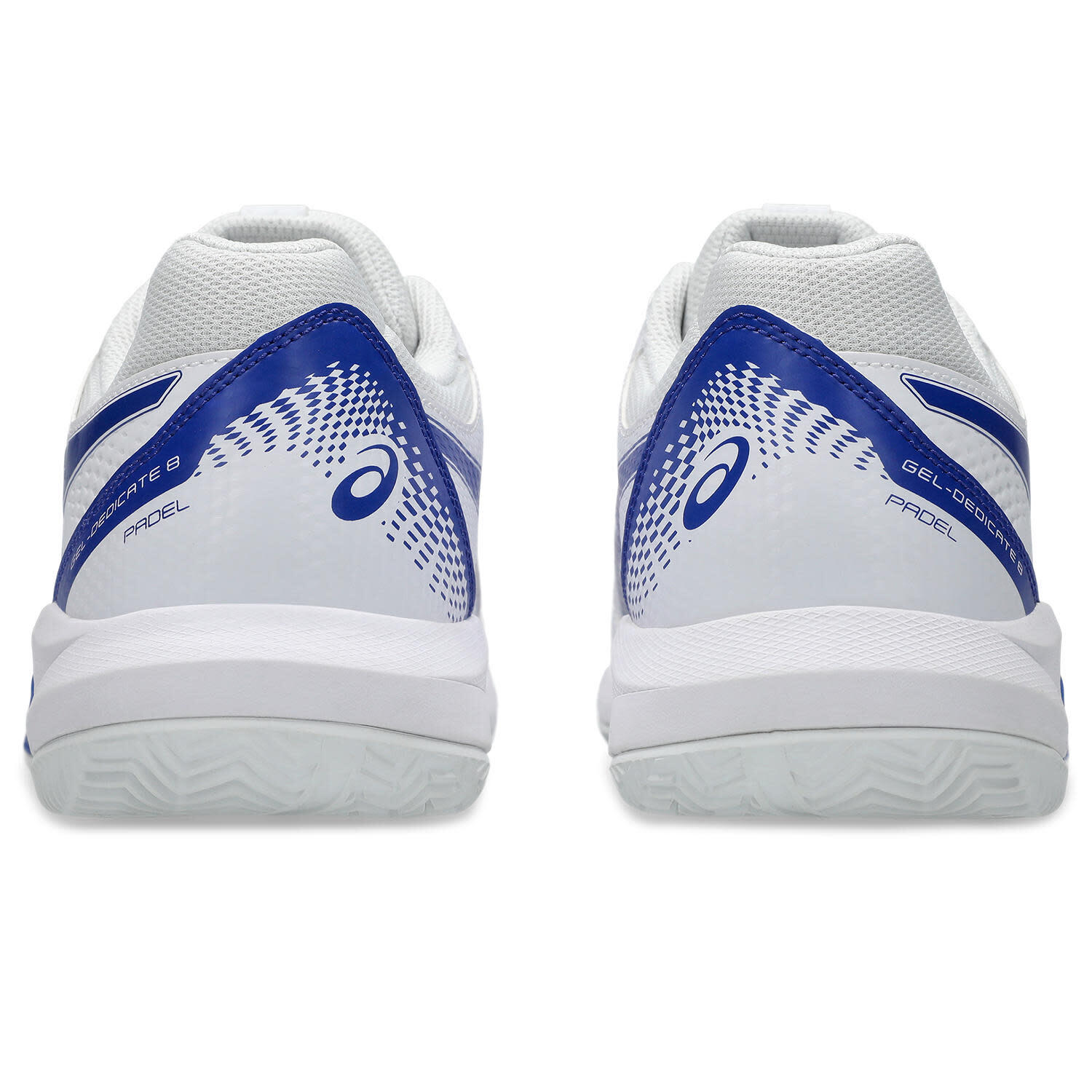 Tennis Padelschuhe Herren - ASICS Gel Dedicate 8  PADEL - White/Dark Cobalt 6/7