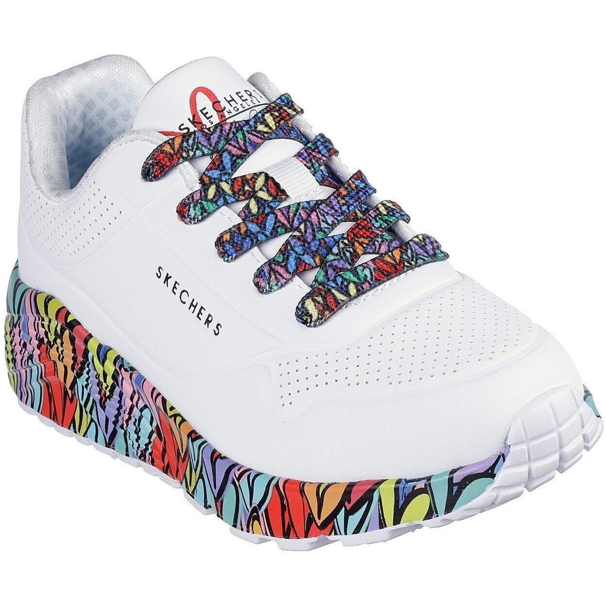 Skechers - Baskets Skechers Uno Lite-subtle Love, Blanc, Enfants - Chaussures De Sport - Blanc - Decathlon