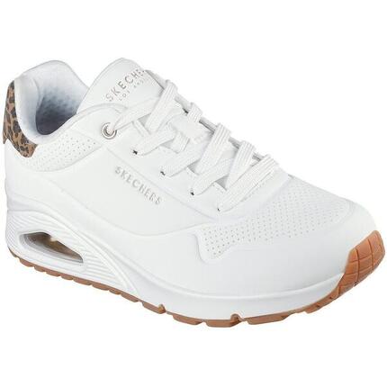 Baskets Femme Baskets Skechers UNO-JUNGLE NITE Blanc Skechers