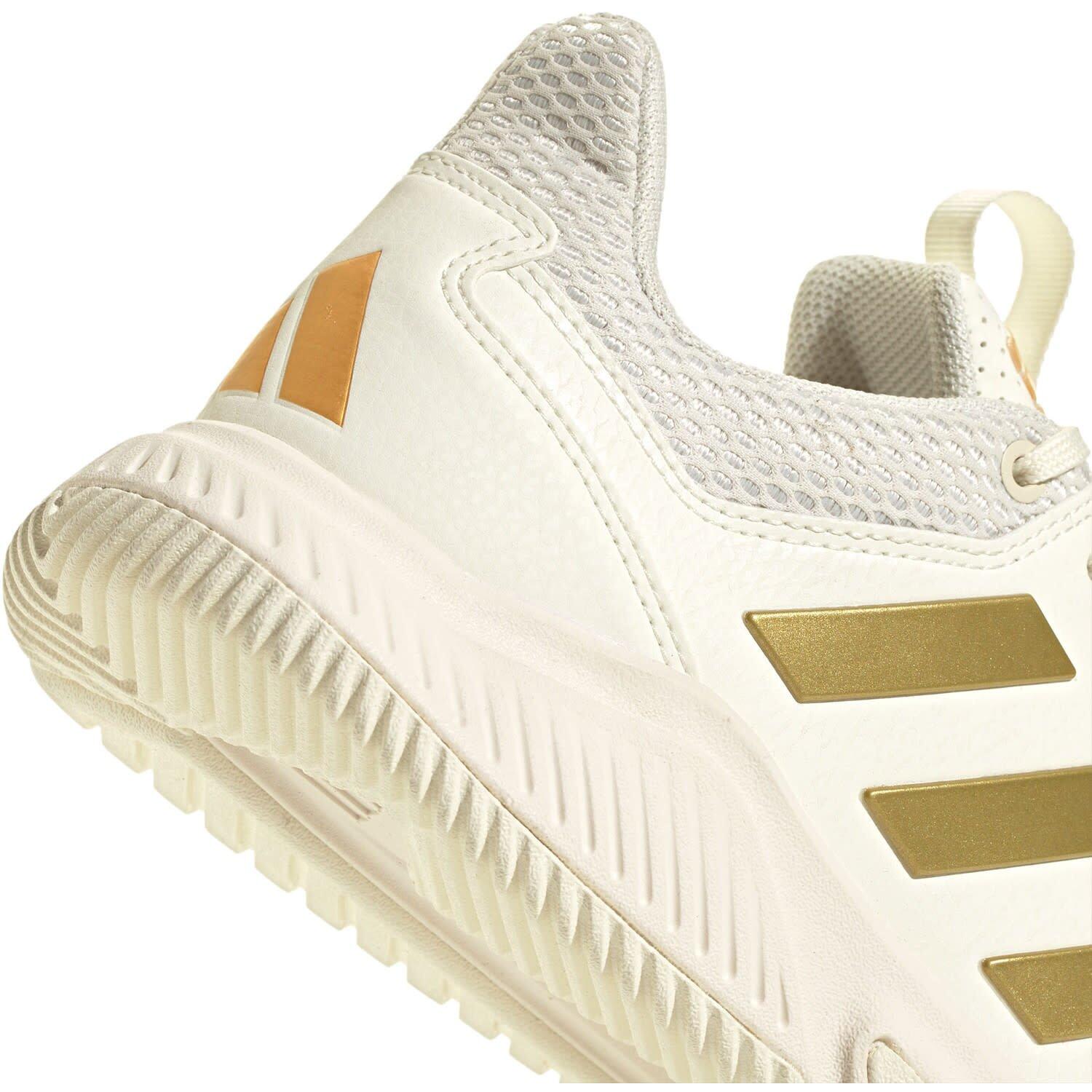 Desportos De Sala Mulher - ADIDAS Court Flight - White/Gold 5/7