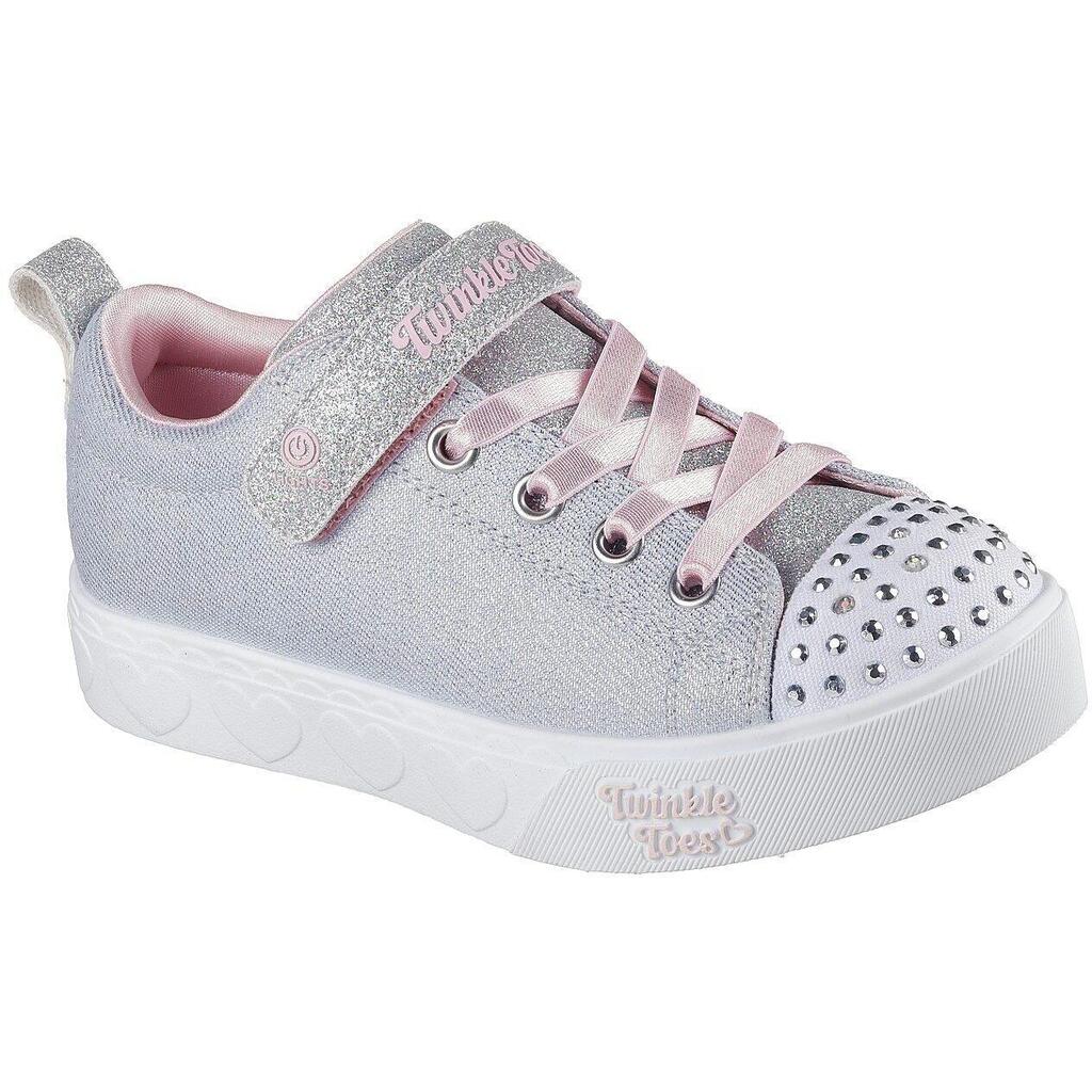 Маратонки Skechers Heart Steps - Shimmer Sweetie, Сив, Деца