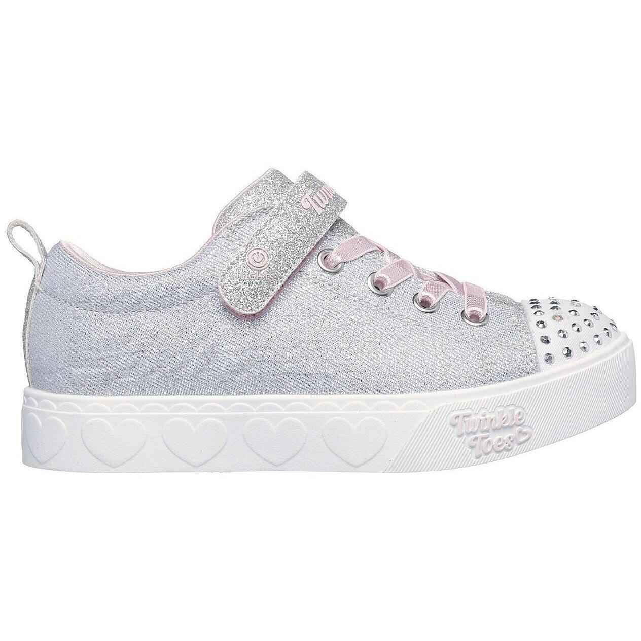 Baskets Skechers Heart Steps - Shimmer Sweetie, Gris, Enfants 2/4