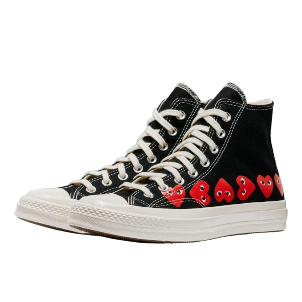 Tenis converse play multi red heart chuck taylor all star '70 high
