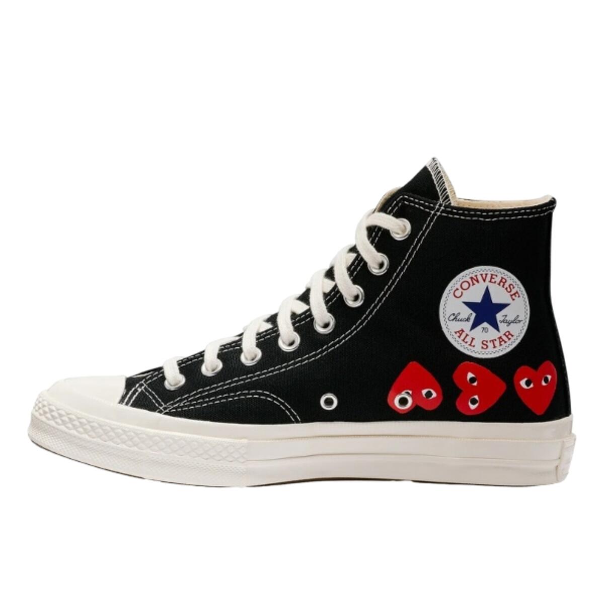 Chaussures Converse  Play Multi Red Heart Chuck Taylor All Star '70 High 2/3