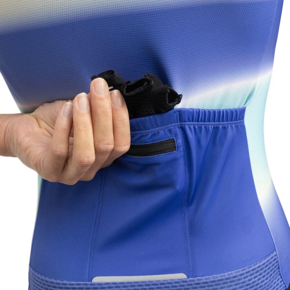 Maillot vélo manches courtes femme Cyclisme M2 Bora Vert 4/8