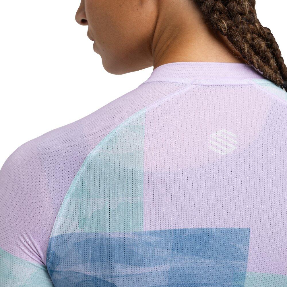 Damen Radsport ultraleichtes radtrikot für M3 Radiant Lila 4/8