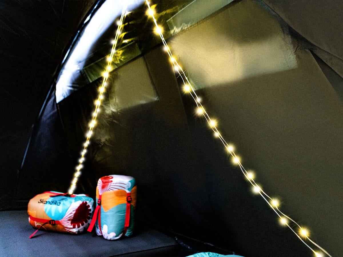 Campinglamp Glittra - oplaadbare LED-lamp - 2 lichtkleuren - 5