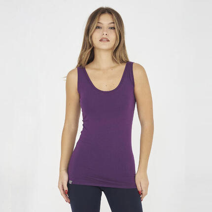 Top treningowy damski RAITA fioletowy