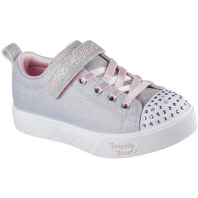 Zapatillas Skechers Heart Steps - Shimmer Sweetie, Gris, Niños