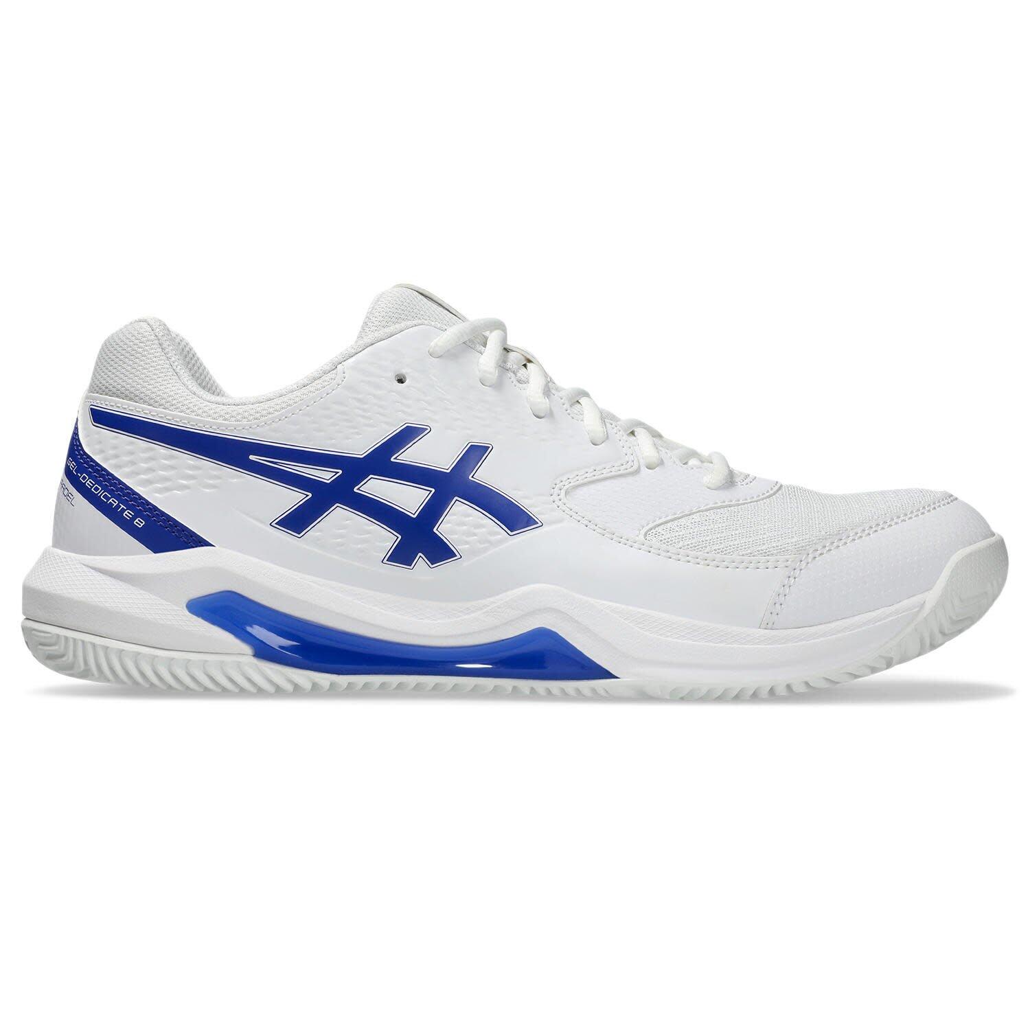 ASICS Tenis Y Padel Hombre - ASICS Gel Dedicate 8  PADEL - White/Dark Cobalt