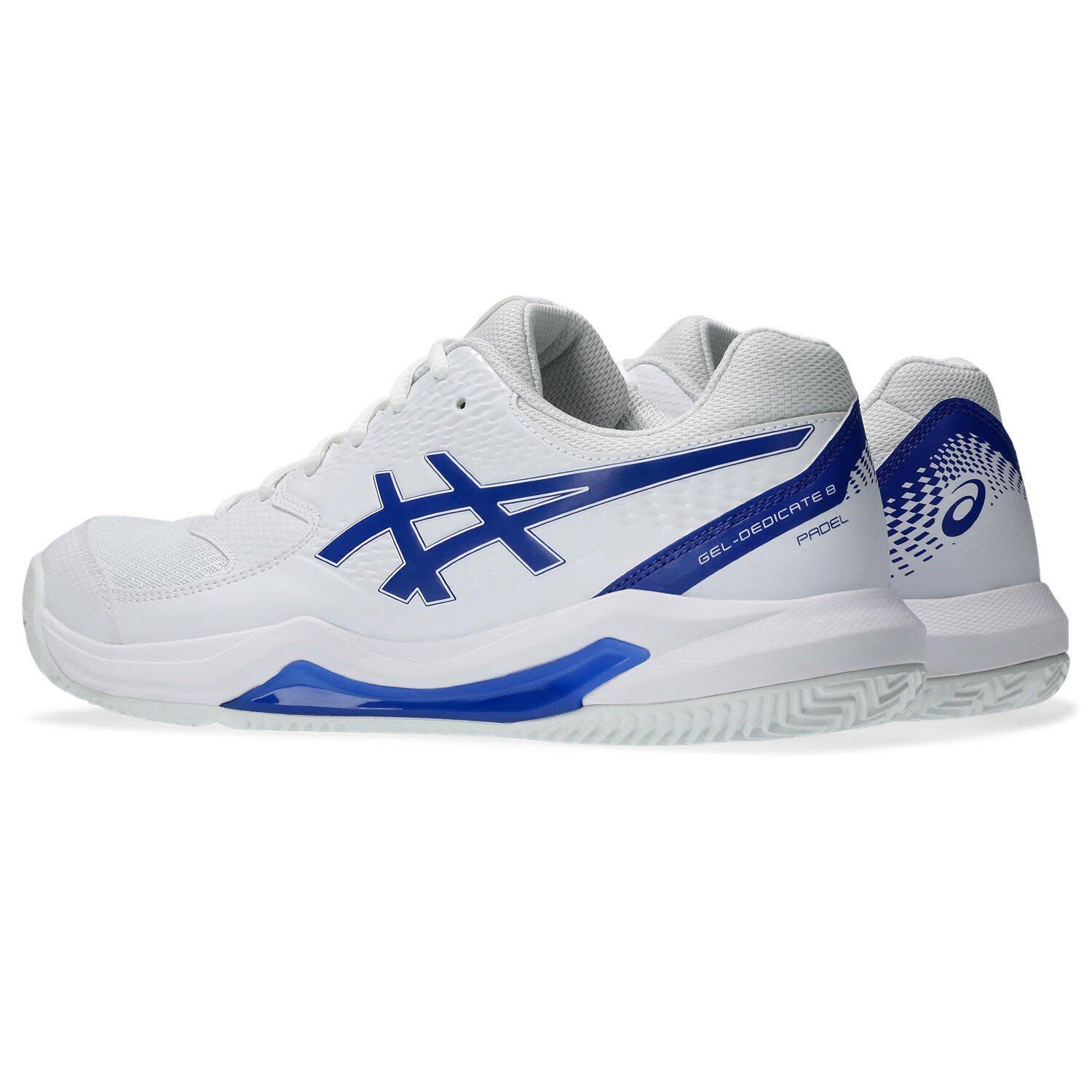 ASICS Gel Dedicate 8  PADEL - White/Dark Cobalt 4/7