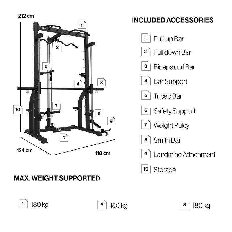 Multipower Smith Machine S13 Fitness Tech