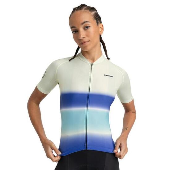 Damen Radsport kurzärmeliges radtrikot für M2 Bora Grün