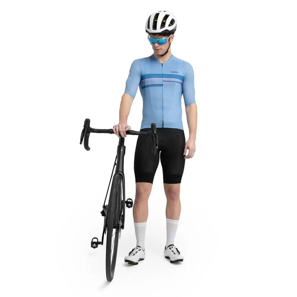 Maglia da ciclismo M3 Vista Blu uomo ultraleggera Race Slim Fit 3/7
