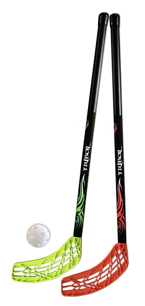 CHAMP Eurostick Tribal Junior Mazze da floorball 84 cm ABS PEHD, confezione 2+1