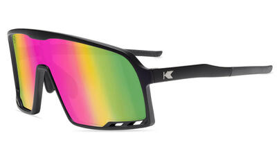 Sport zonnebril volwassenen - categorie 3 - rainbow on black campeones