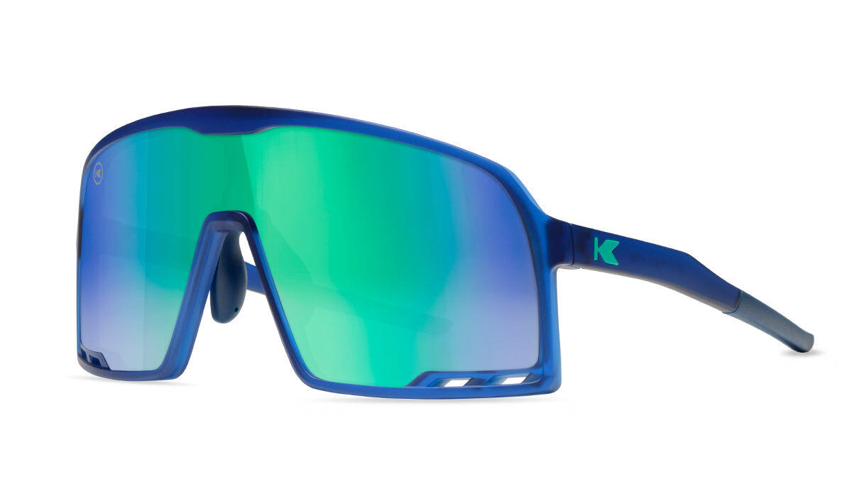 Lunettes de soleil - Sports - adultes - Catégorie 3 - Rubberized Navy / Mint 3/5