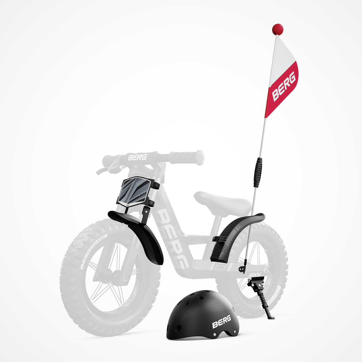 Loopfiets met Handrem BERG Biky Cross Zwart 3/7