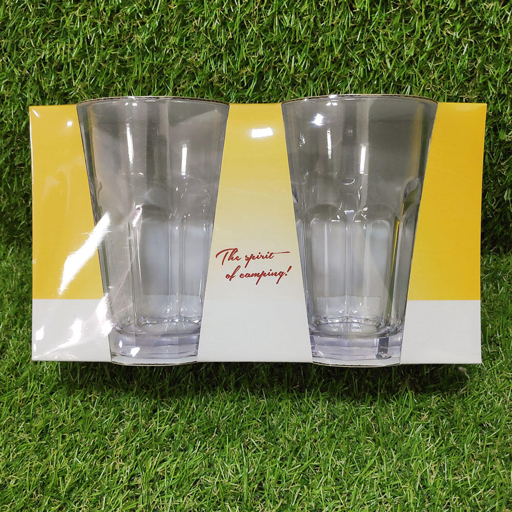 Vasos de melamina transparente Estella de 400 ml (2 piezas) 3/3