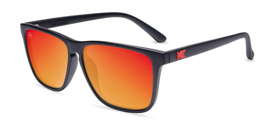 Occhiali sole Adulto - Categoria 3 Polarizzati - Black / Red Sunset Fast Lanes
