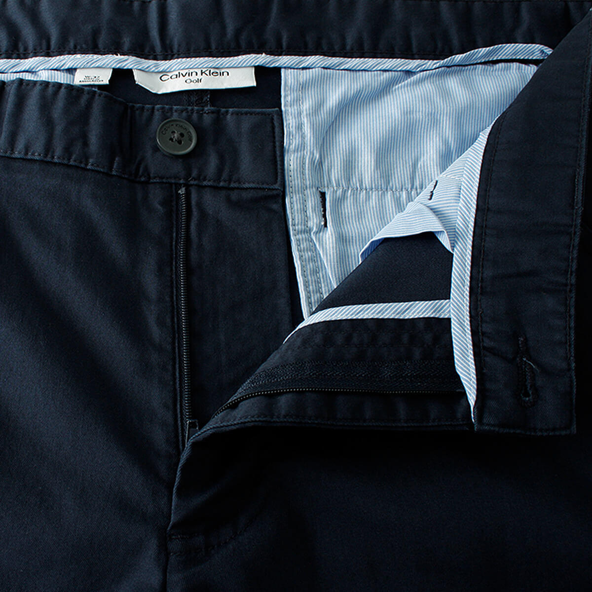 Calvin Klein Mens Campus Chino Lightweight Shorts - Navy - 36" Waist 4/5