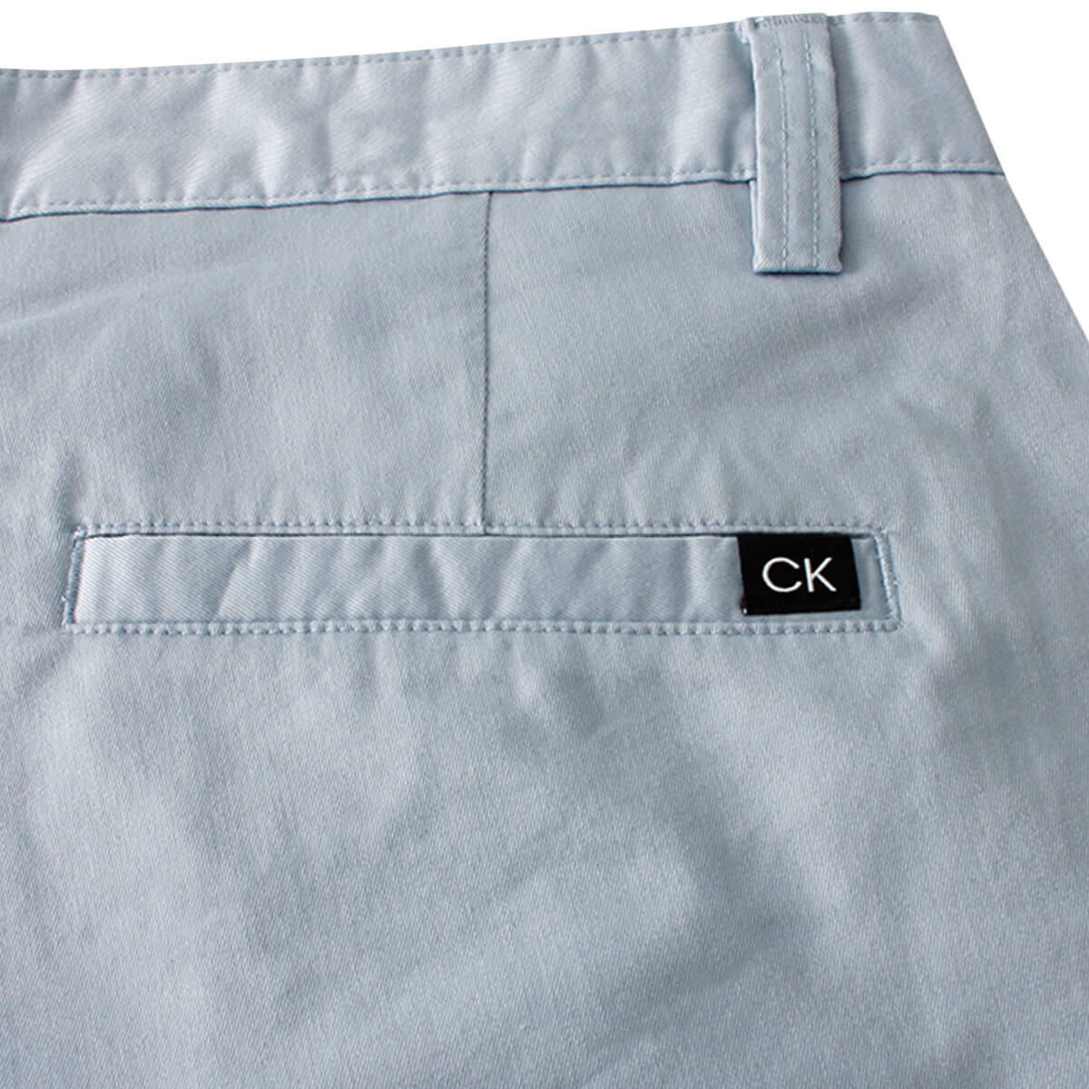 Calvin Klein Mens Campus Chino Lightweight Shorts - Ice Blue - 42" Waist 5/5
