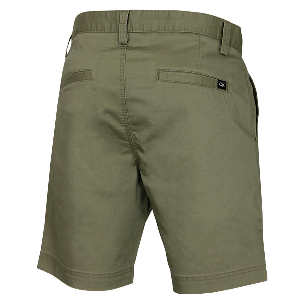 Calvin Klein Mens Campus Chino Lightweight Shorts - Pale Olive - 36" Waist 2/5