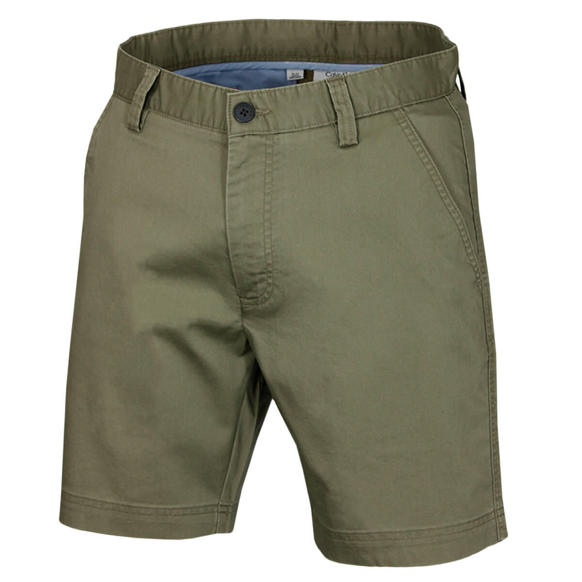 CALVIN KLEIN Calvin Klein Mens Campus Chino Lightweight Shorts - Pale Olive - 44" Waist